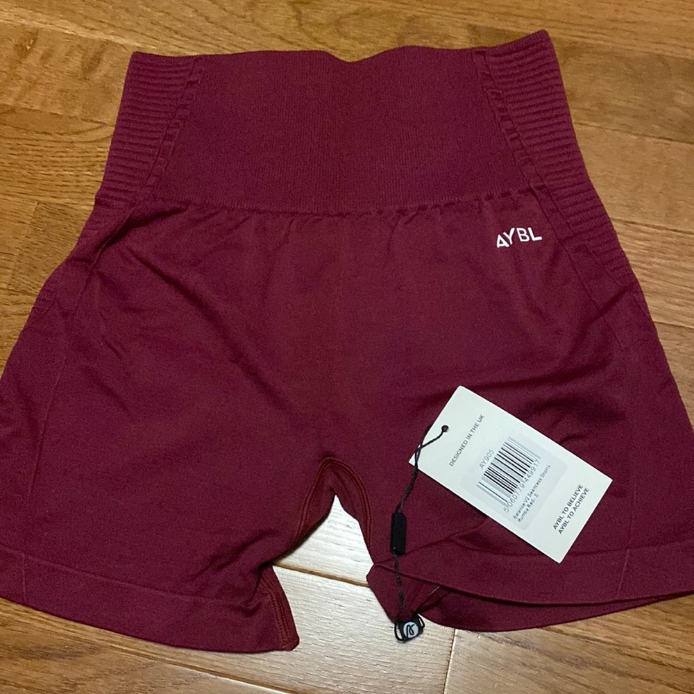 Aybl Red Seamless Shorts😍